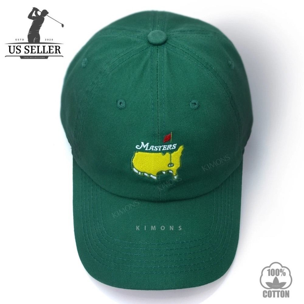 Masters Tournament American Needle Green Golf Hat Baseball Cap Embroidered